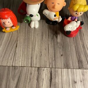 Vintage old peanuts Action figures 4pc Set
